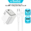 Bộ Sạc Nhanh Basefast GaN 30W cho Thiết bị 8-14prm Kèm Cáp Silicone Type C to LN
