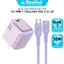Bộ Sạc Nhanh Basefast GaN 30W cho Thiết bị 8-14prm Kèm Cáp Silicone Type C to LN