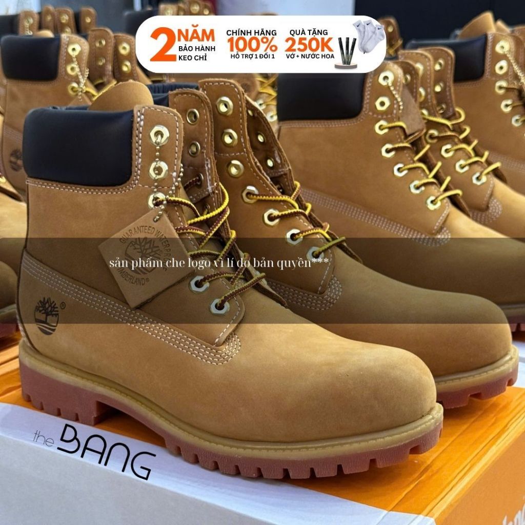 [*CHÍNH HÃNG*] Giày boots TIM Premium 6-Inches WATERPROOF , bốt thời ...