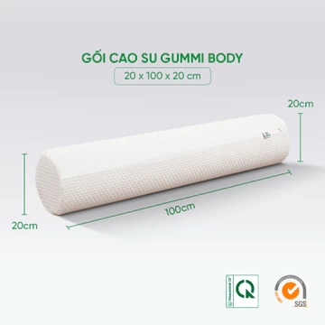 Gối ôm cao su Gummi Body - Ruột gối ôm, Gối cao su, gối ôm mát lạnh, gối ôm dài