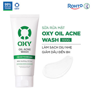 Kem Rửa Mặt OXY Làm Sạch Sâu Giảm Nhờn Deep Wash/Perfect Wash/Hydarting Wash/Oil Acne Wash (100g/tuýp)