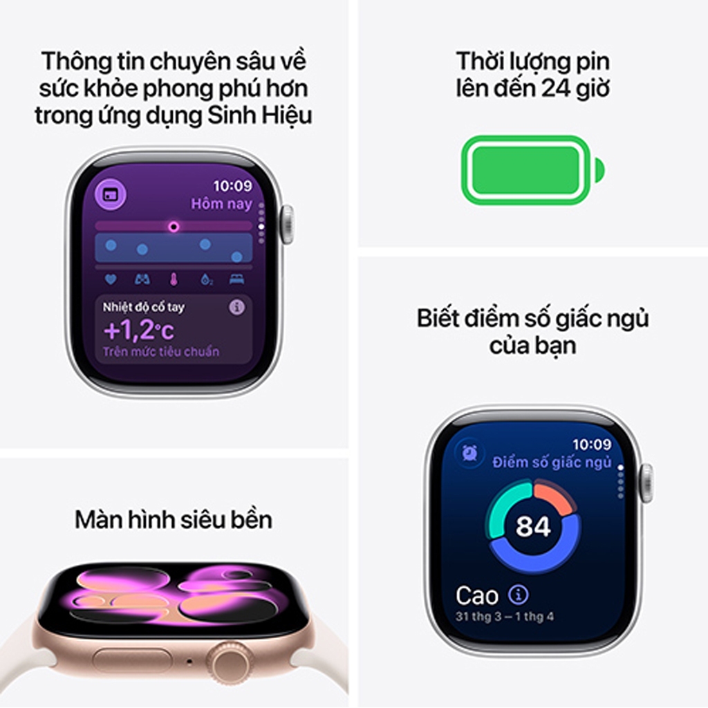 Apple Watch Series 11 Viền Titan Cellular 42mm Dây Milanese Chính hãng | BigBuy360 - bigbuy360.vn