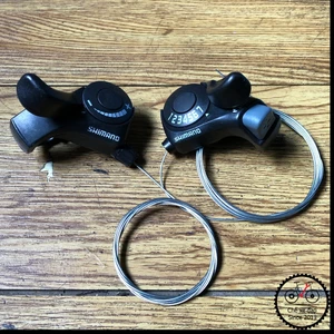 Tay đề cóc, tay đề bấm xả xe đạp, xe đạp trợ lực điiện 3x7 SHIMANO SIS Index SL-TX30