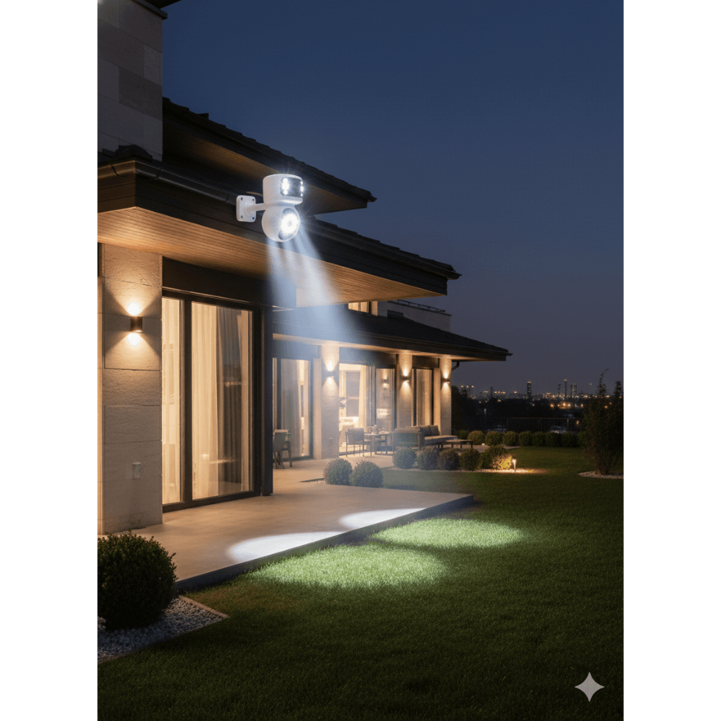 (Lỗi 1 đổi 1) Camera WIFI MODEL 2026 YOOSEE trong nhà 2 mắt 2 khung hình, độ phân giải 30MP