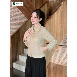 (Sẵn) 26KVAP04 Áo khoác phao nữ KENVA trần bông cản gió chống nước thiết kế trẻ trung hiện đại  26KVAP04