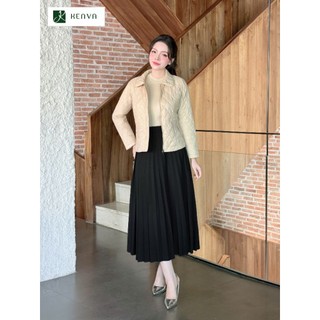(Sẵn) 26KVAP04 Áo khoác phao nữ KENVA trần bông cản gió chống nước thiết kế trẻ trung hiện đại  26KVAP04