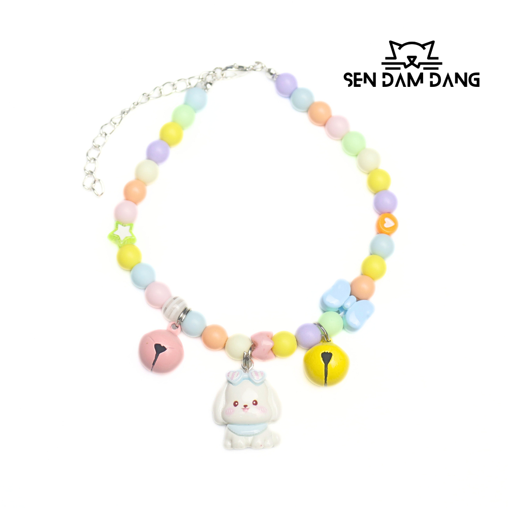 Size M - Vòng Cổ Pastel Cho Mèo Lớn - Chiều Dài 25cm+5cm Dây Nối