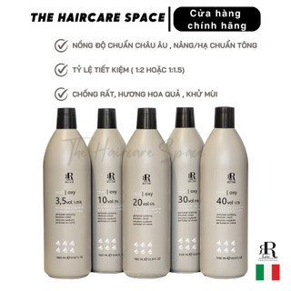 [ITALY] Oxy trợ nhuộm, nâng tông cao cấp Real Star thơm mùi hoa quả, không rát - 1000ml/chai