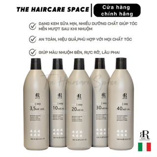 [ITALY] Oxy trợ nhuộm, nâng tông cao cấp Real Star thơm mùi hoa quả, không rát - 1000ml/chai