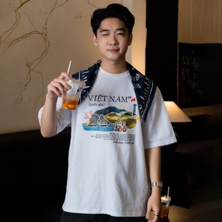 [HOẢ TỐC]  Áo thun trắng unisex nam nữ màu trắng 63 tỉnh thành , BST MẪU MỚI , chất thun 250gsm