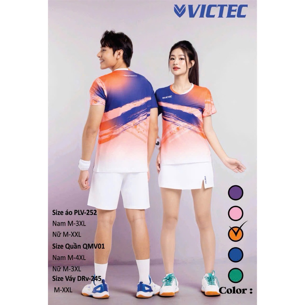 Áo cầu lông nam nữ Victec