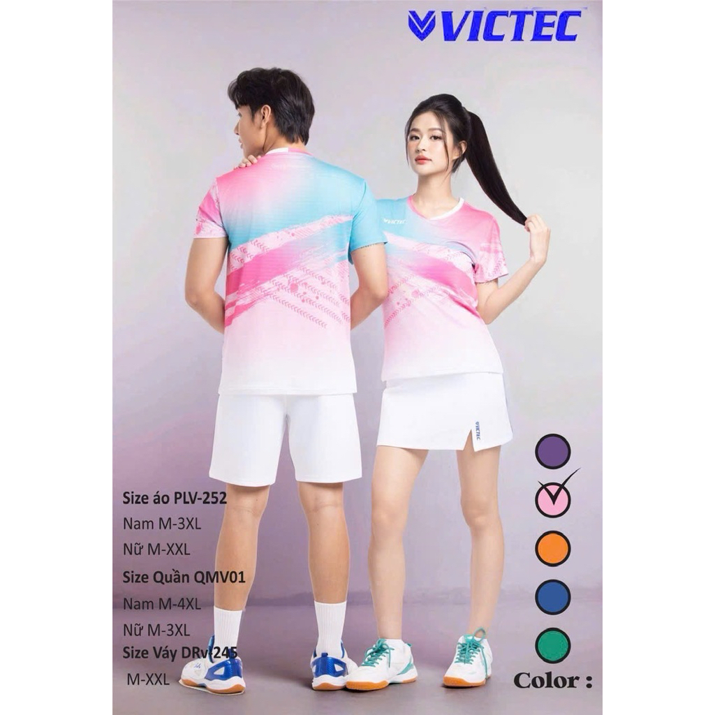 Áo cầu lông nam nữ Victec