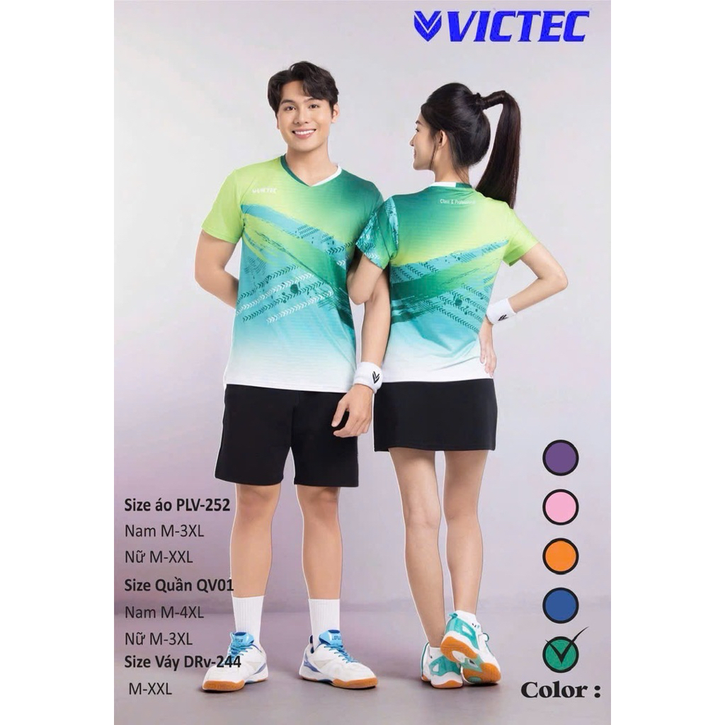 Áo cầu lông nam nữ Victec