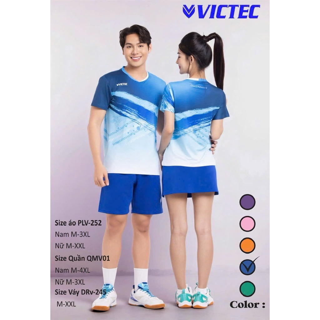 Áo cầu lông nam nữ Victec