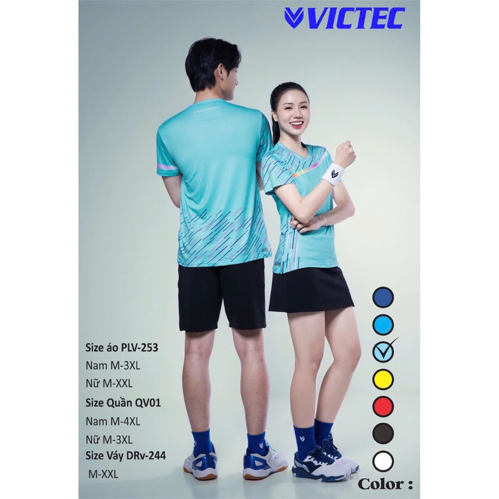 Áo cầu lông Nam Nữ Victec
