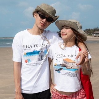 [HOẢ TỐC]  Áo thun trắng unisex nam nữ màu trắng 63 tỉnh thành , BST MẪU MỚI , chất thun 250gsm