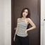 Áo Yếm Nữ Dáng Ôm MCA Kiểu Kẻ Sọc Cá Tính A51481
