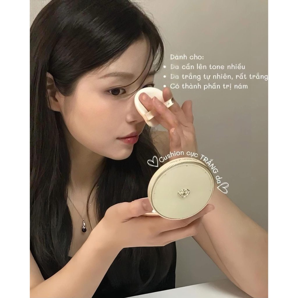 Set Phấn Nước Cushion Whoo Vàng Luxury Golden Cushion Glow tone 21 , 1 cushion+2 lõi