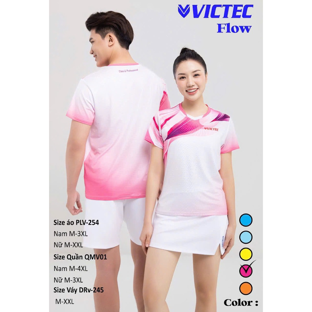 Áo cầu lông nam nữ Victec