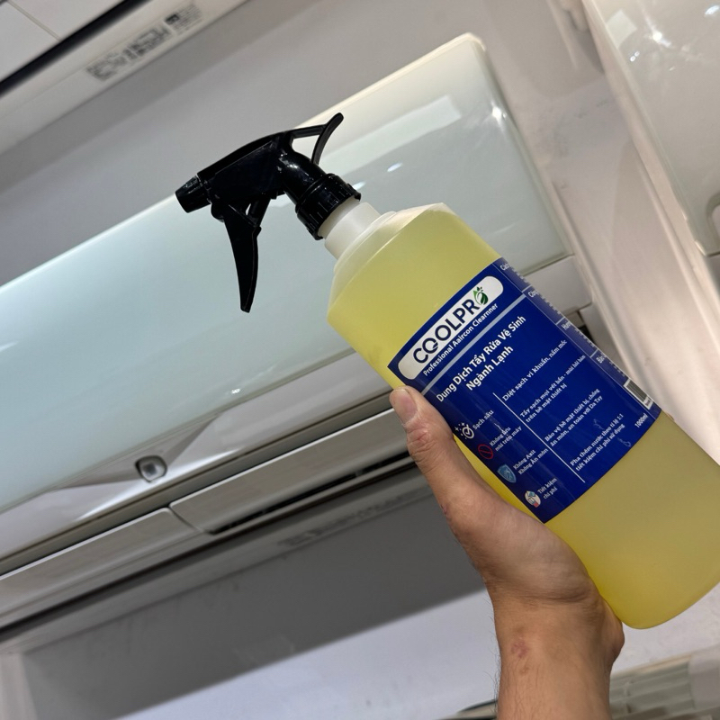 ( Siêu Rẻ ) Tẩy Rửa Điều Hoà CoolPro - dung dịch vệ sinh chuyên Cho Thợ ngành lạnh - chai xịt 1lit