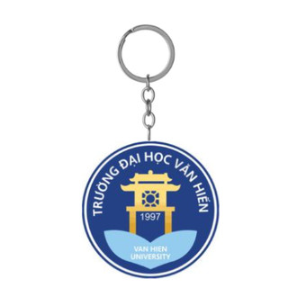 móc khoá logo trường Đại Học in theo yêu cầu ( ib cho shop logo trường của bạn)