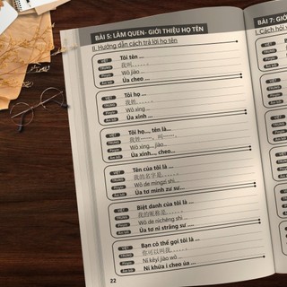 Sách-Combo:1300 câu tiếng trung từ dễ đến khó+5000 từ vựng Hsk1-6 bí kíp chinh phục kì thi HSK