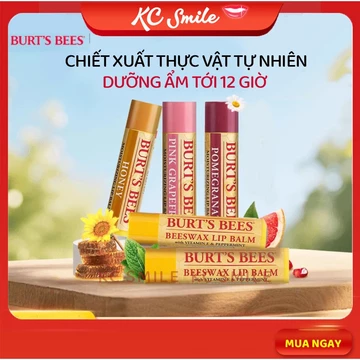 Son Dưỡng Burt’s Bees Beeswax Lip Balm 4.25g – Son dưỡng thiên nhiên, dưỡng ẩm môi Mỹ chính hãng