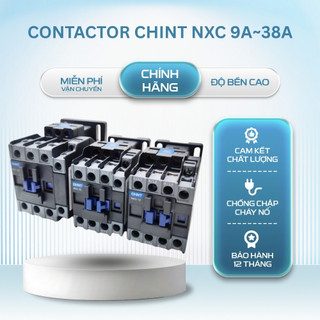 Khởi Động Từ - Contactor Chint NXC 9/12/18/22/25/32/35/38A (Chint NXC Contactor)