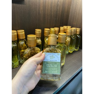 Tinh dầu tràm Huế  ngâm hoa nén cho bé đu ổi muỗi tắm thoa ch ống gió gi ữ ấ m MỆ HƯỜNG 100ml