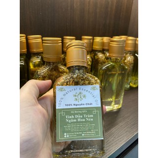 Tinh dầu tràm Huế  ngâm hoa nén cho bé đu ổi muỗi tắm thoa ch ống gió gi ữ ấ m MỆ HƯỜNG 100ml