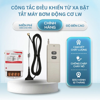 Cônng tắc điều khiển từ xa bật tắt máy bơm động cơ LW 40A 1000 mét -3000 mét-5000 mét