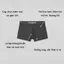 Combo 4 Quần Sịp Nam DOMAN thun lạnh Quần Lót Boxer co giãn 4 chiều kháng khuẩn 2 lớp thoáng khí