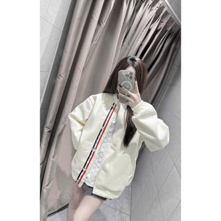 áo khoác viền phối dây chất nỉ