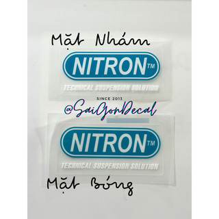 Tem Dán Phuộc Nitron Bình Dầu Đôi SH - Tem Nitron Dán Thân Phuộc SH / Tem Hpa Nitron |SGDC - 1 Cái/Cặp )