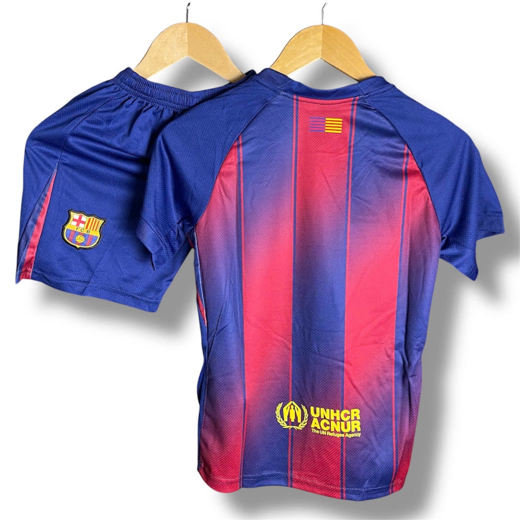 Bộ Quần Áo Đá Banh Trẻ Em Barca Cao Cấp - ( QUẦN + ÁO ) -  Vải Thái Cao Cấp Nhất Tốp 2