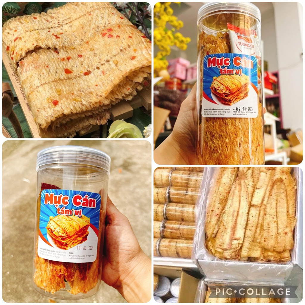 MỰC CÁN TẨM VỊ ĂN LIỀN ĐẶC SẢN NHA TRANG - HỘP 300GR