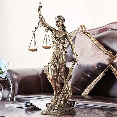 Nữ thần công lý ( Justice) cao 70cm quà tặng cho chuyên ngành luật, trang trí decor bàn làm việc