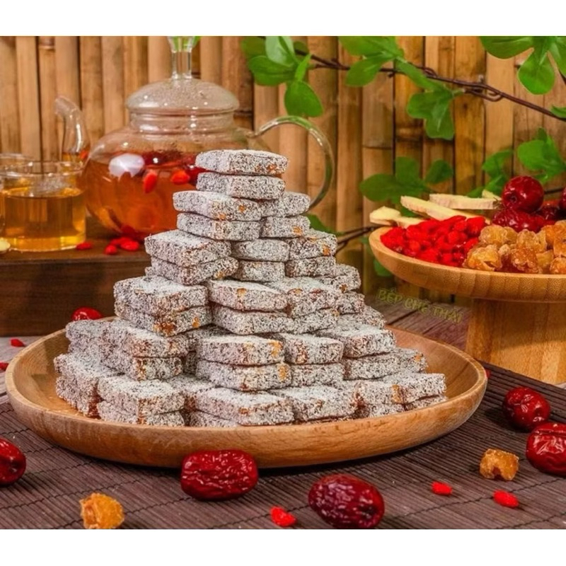 500g /1 kg 🍵 BÁNH GỪNG TÁO ĐỎ