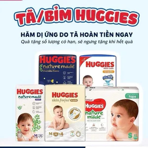 Tã quần Huggies Tràm Trà/ SKINCARE Mega Jumbo/ Nature made