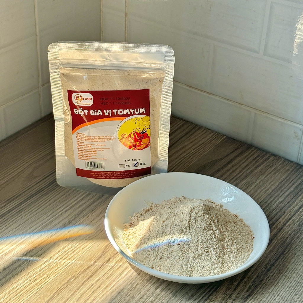 100g Bột lắc vị Tomyum ADFOOD– Dễ dùng là gia vị  cho các món chiên, snack, lẩu tomyum