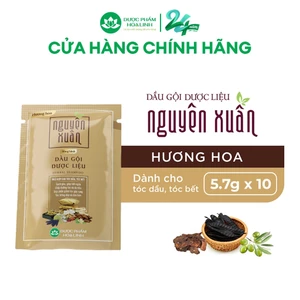 Dây dầu gội dược liệu Nguyên Xuân Bồng Bềnh 10 gói x 5.7g
