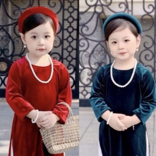 Set Vòng Tay Vòng Cổ Ngọc Trai Nhân Tạo Cho Bé Diện Áo Dài, Áo Bà Ba Xinh Yêu