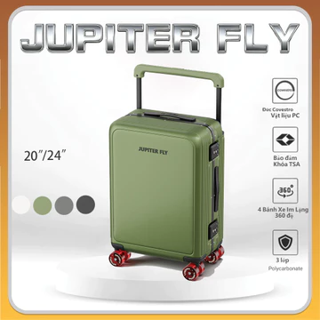 JUPITER FLY Luggage vali kéo cao cấp vali size 20 24/28du lịch valy vali du lịch vali khung nhôm