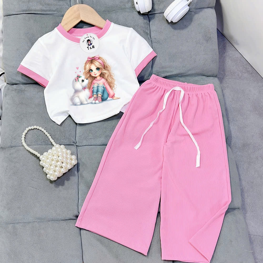 👕👖 ĐỒ BỘ BÉ GÁI – CHO BÉ THÊM ĐÁNG YÊU VÀ THOẢI MÁI 🌸 12-40kg IP174