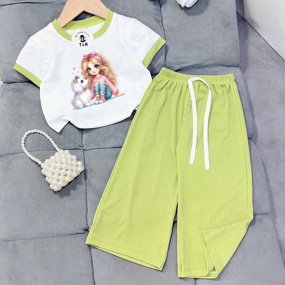 👕👖 ĐỒ BỘ BÉ GÁI – CHO BÉ THÊM ĐÁNG YÊU VÀ THOẢI MÁI 🌸 12-40kg IP174