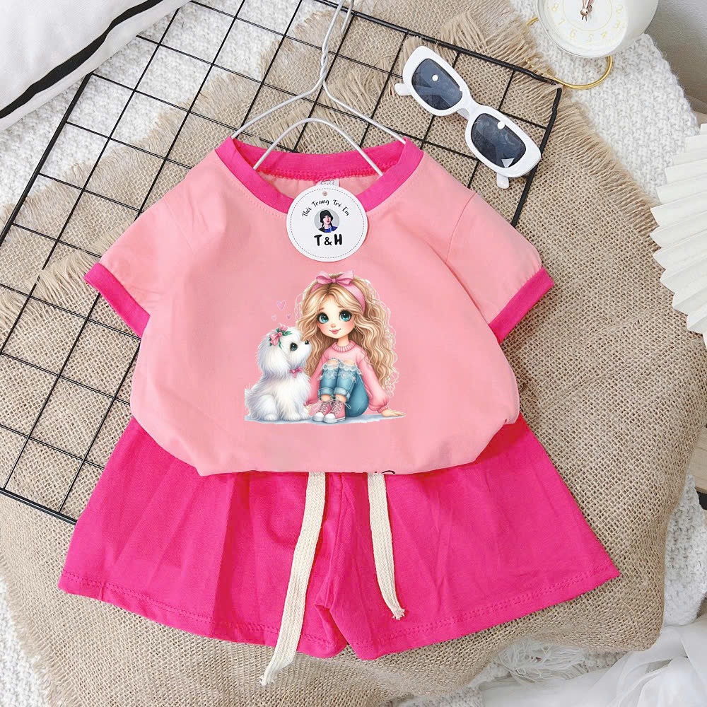 👕👖 ĐỒ BỘ BÉ GÁI – CHO BÉ THÊM ĐÁNG YÊU VÀ THOẢI MÁI 🌸 12-40kg IP174