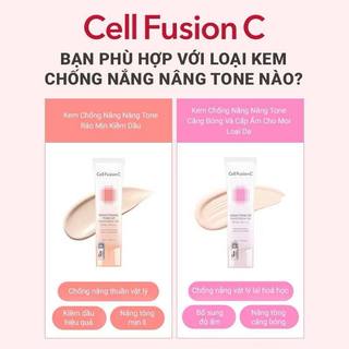 Kem Chống Nắng Cell Fusion Toning Suncream 100 Spf 50+++ Mẫu Mới Hàng Công Ty Chính Hãng - Bebeau