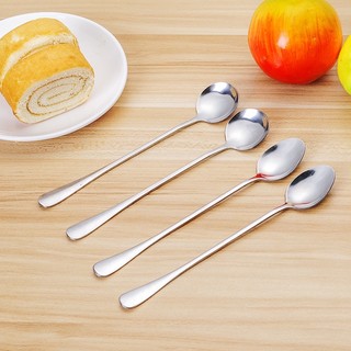(M54) Muỗng INOX DÀI 18cm Bằng Thép Không Gỉ - Muỗng INOX Dùng Để Khuấy Café, Sinh Tố, Ăn Tráng Miệng An Toàn