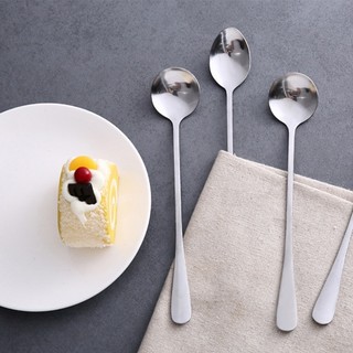 (M54) Muỗng INOX DÀI 18cm Bằng Thép Không Gỉ - Muỗng INOX Dùng Để Khuấy Café, Sinh Tố, Ăn Tráng Miệng An Toàn