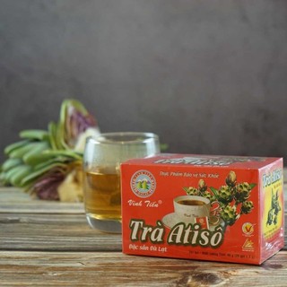 Trà Atisô túi lọc ARTICHOKE Vĩnh Tiến - Giúp thanh nhiệt, mát gan, giải độc cơ thể (Hộp 20 gói)